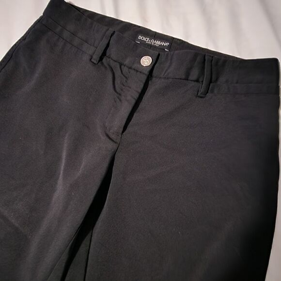 Dolce & Gabbana sleek polished slacks sz 8 to 10 - US sz42 Italian 30 in waist - Picture 11 of 11